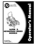 Exmark 4500-466 Lawn Mower User Manual