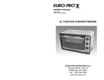 Euro-Pro TO285 Toaster User Manual