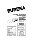 Eureka 77 Vacuum Cleaner User Manual