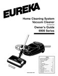 Eureka 6900 SERIES Vacuum Cleaner User Manual