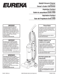 Eureka 4700 Vacuum Cleaner User Manual