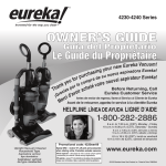 Eureka 4242A Vacuum Cleaner User Manual