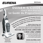 Eureka 3040 Series Vacuum Cleaner User Manual
