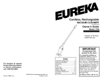 Eureka 178A Vacuum Cleaner User Manual