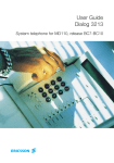 Ericsson 3213 Telephone User Manual