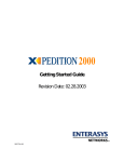 Enterasys Networks 2000 Network Router User Manual