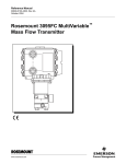 Emerson Process Management 3095FC Automobile Accessories User Manual