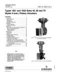 Emerson Process Management 1051 Automobile Parts User Manual