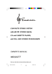 Emerson NR305TT Stereo System User Manual