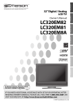 Emerson LC320EM81 Flat Panel Television User Manual