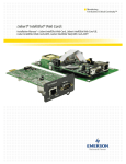 Emerson IS-WEB485ADPT Network Card User Manual
