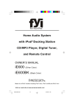 Emerson iE600 Stereo System User Manual