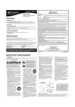 Emerson EWL20S5 Flat Panel Television User Manual