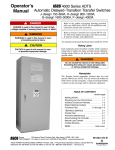 Emerson ADTS Switch User Manual