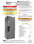 Emerson 7400 Power Supply User Manual