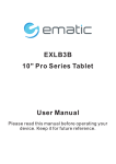 Ematic EXLB3B Tablet User Manual