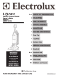 Electrolux Z2950 Series Vacuum Cleaner User Manual