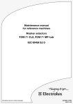 Electrolux FOM 71 MP-LAB Washer User Manual