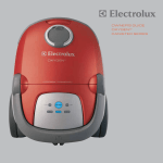 Electrolux CANISTER SERIES Vacuum Cleaner User Manual