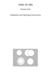 Electrolux 79301 KF-MN Range User Manual