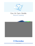 Electrolux 625 (0505) Rev. B Cooktop User Manual