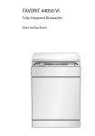 Electrolux 44050 VI Dishwasher User Manual