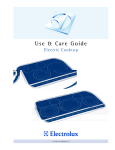 Electrolux 318 200 635 (0606) Rev. A Cooktop User Manual