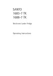 Electrolux 1554-6 iU Refrigerator User Manual