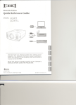 Eiki LC-X7L CRT Television User Manual