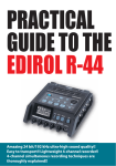 Edirol R-44 Recording Equipment User Manual