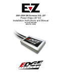 EDGE Tech 20200 Automobile Parts User Manual