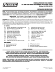 Edelbrock 641570 Automobile Parts User Manual