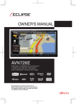 Eclipse - Fujitsu Ten AVN726E GPS Receiver User Manual