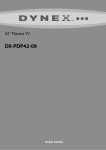 Dynex DX-PDP42-09 Flat Panel Television User Manual