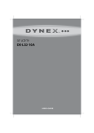 Dynex DX-L32-10A Flat Panel Television User Manual