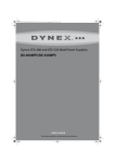 Dynex DX-520WPS Power Supply User Manual