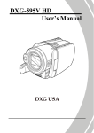 DXG Technology DXG-595V Camcorder User Manual