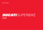 Ducati 848 Motorcycle User Manual