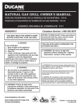 Ducane 20529917 Gas Grill User Manual