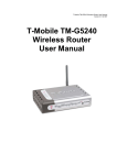 D-Link TM-G5240 Network Router User Manual