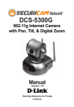 D-Link DCS-5300G Automobile Electronics User Manual