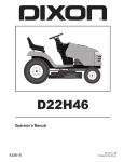 Dixon 433616 Lawn Mower User Manual