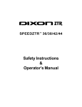 Dixon 36 Lawn Mower User Manual