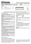 Dimplex DXLAT150 Electric Heater User Manual