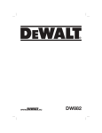 DeWalt DW882 Grinder User Manual