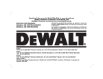 DeWalt D25601 Power Hammer User Manual
