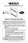 Desa (V)T36EPA Indoor Fireplace User Manual