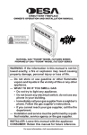 Desa (V)T32EN SERIES Indoor Fireplace User Manual