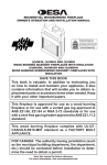 Desa (V)gM36h Indoor Fireplace User Manual