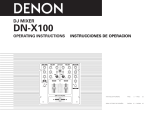 Denon DN-X100 Musical Instrument User Manual